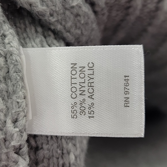 J Jill Gray Cowl Neck Sweater Dress SZ XL - Picture 10 of 11